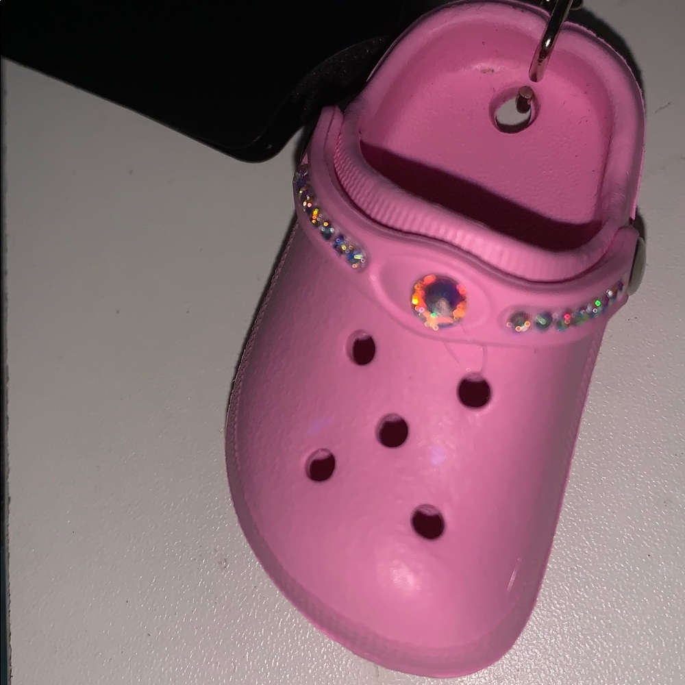 Crystal croc bag/purse charm keychain - Picture 3 of 6